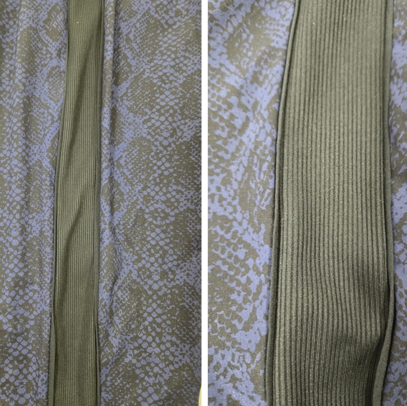 Athleta Brokyln Snake Print Blue-Black Jogger - Picture 13 of 15